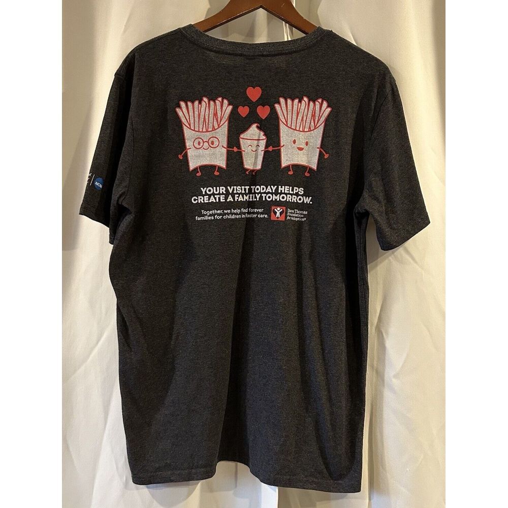Wendy's NCAA Sponsorship Employee T-Shirt‎ Barco Uniform